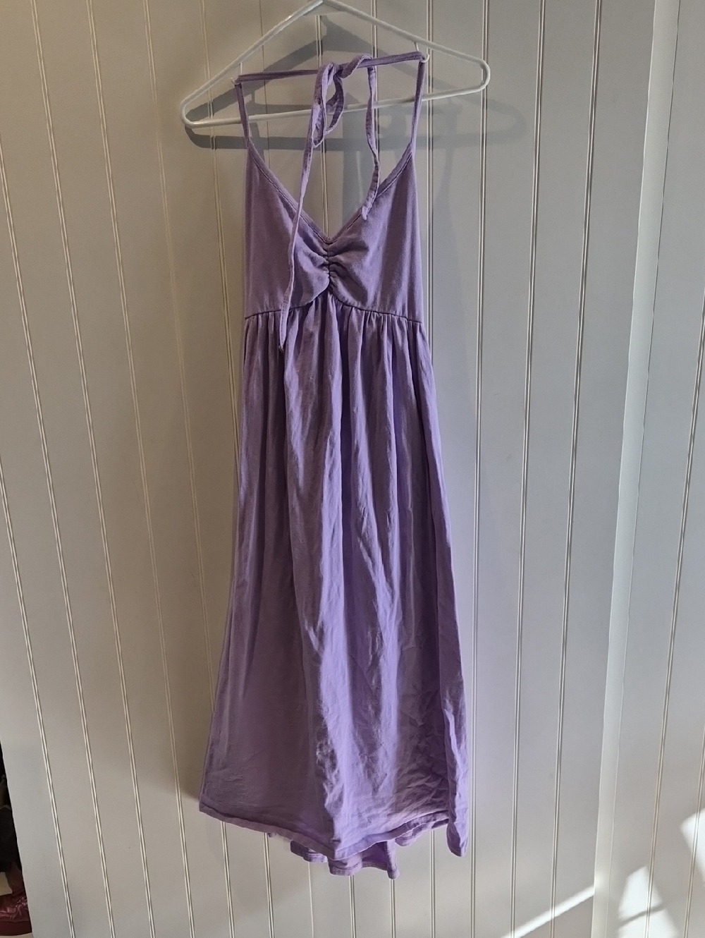Sundry Lilac Cotton Top with Red Logo Tag